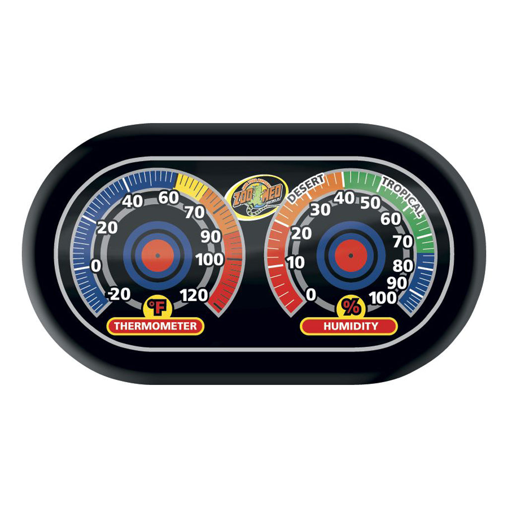 Zoo Med Dual Thermometer Humidity Gauge